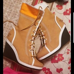 Timberland wedge boots